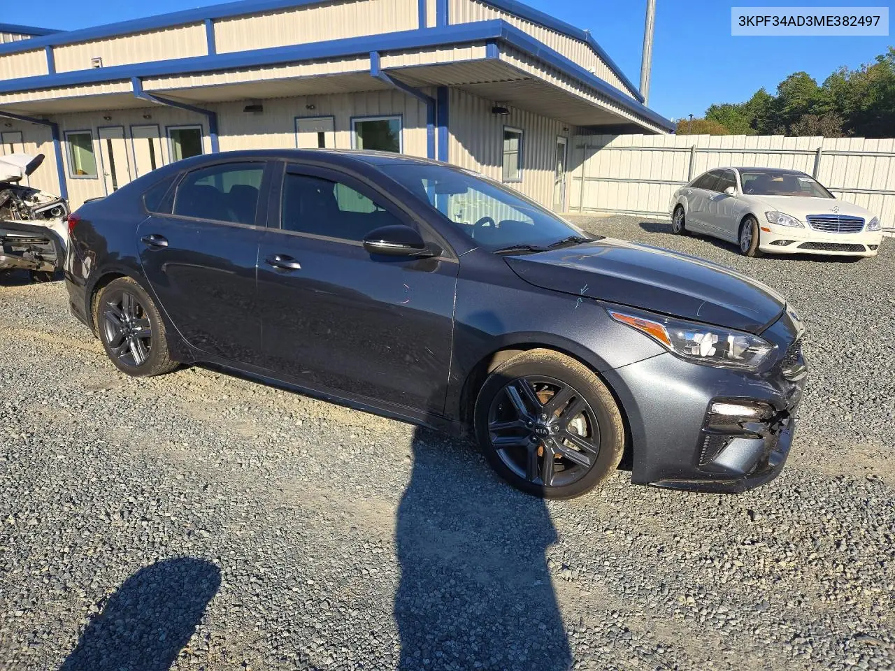 2021 KIA FORTE VIN 3KPF34AD3ME382497 — фото 4
