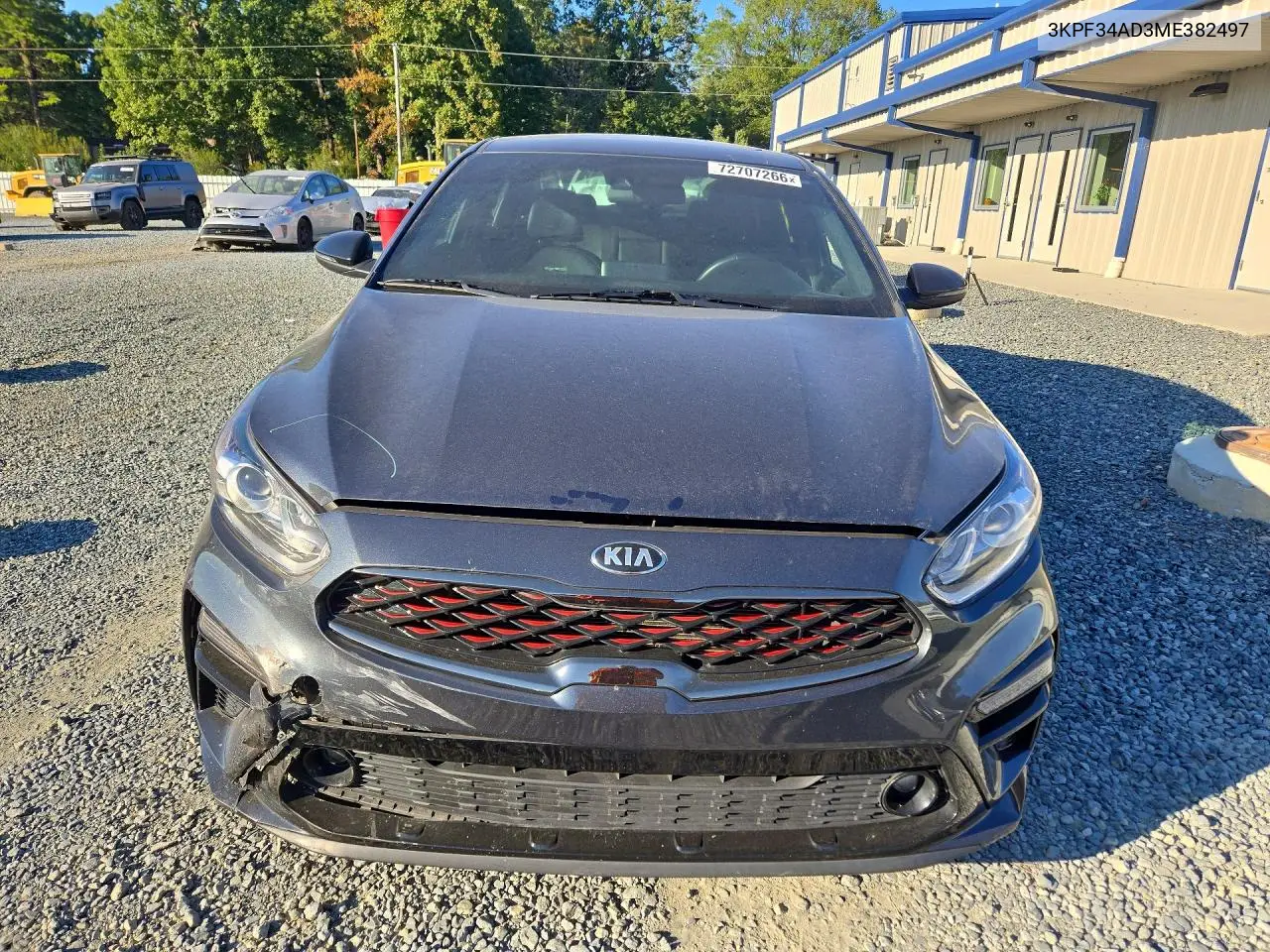 2021 KIA FORTE VIN 3KPF34AD3ME382497 — фото 5
