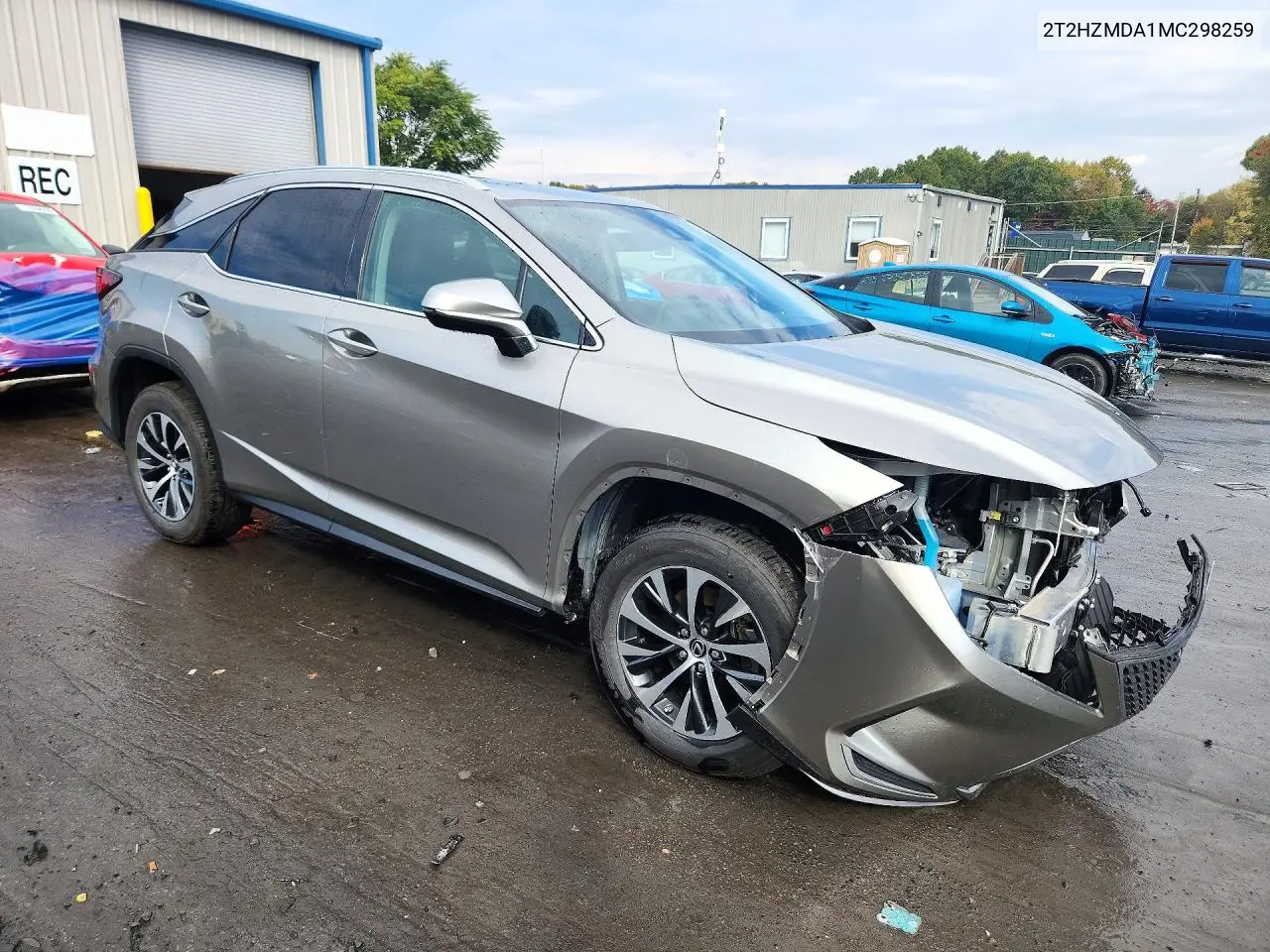 2021 LEXUS RX VIN 2T2HZMDA1MC298259 — фото 4