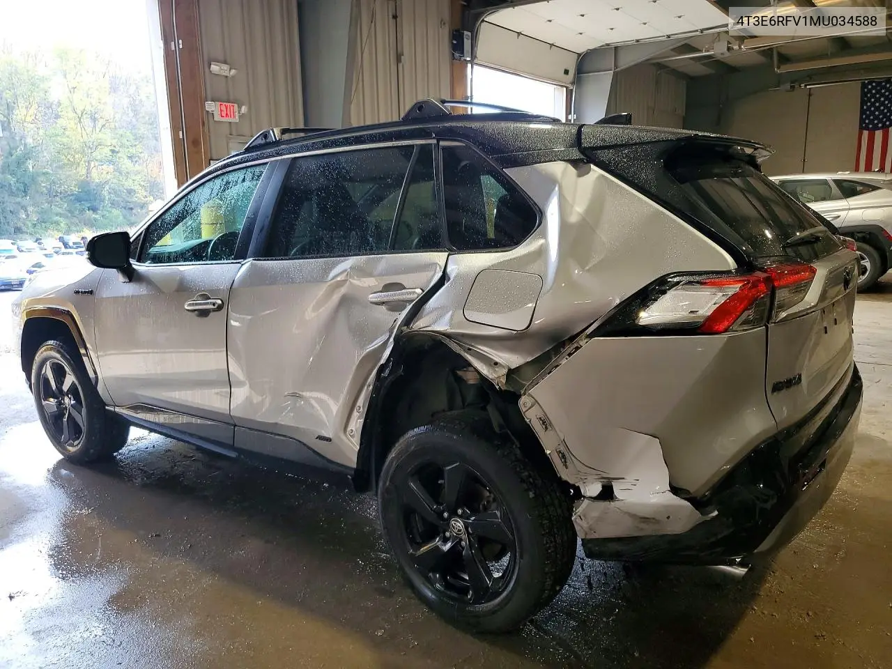 2021 TOYOTA RAV 4 VIN 4T3E6RFV1MU034588 — фото 2