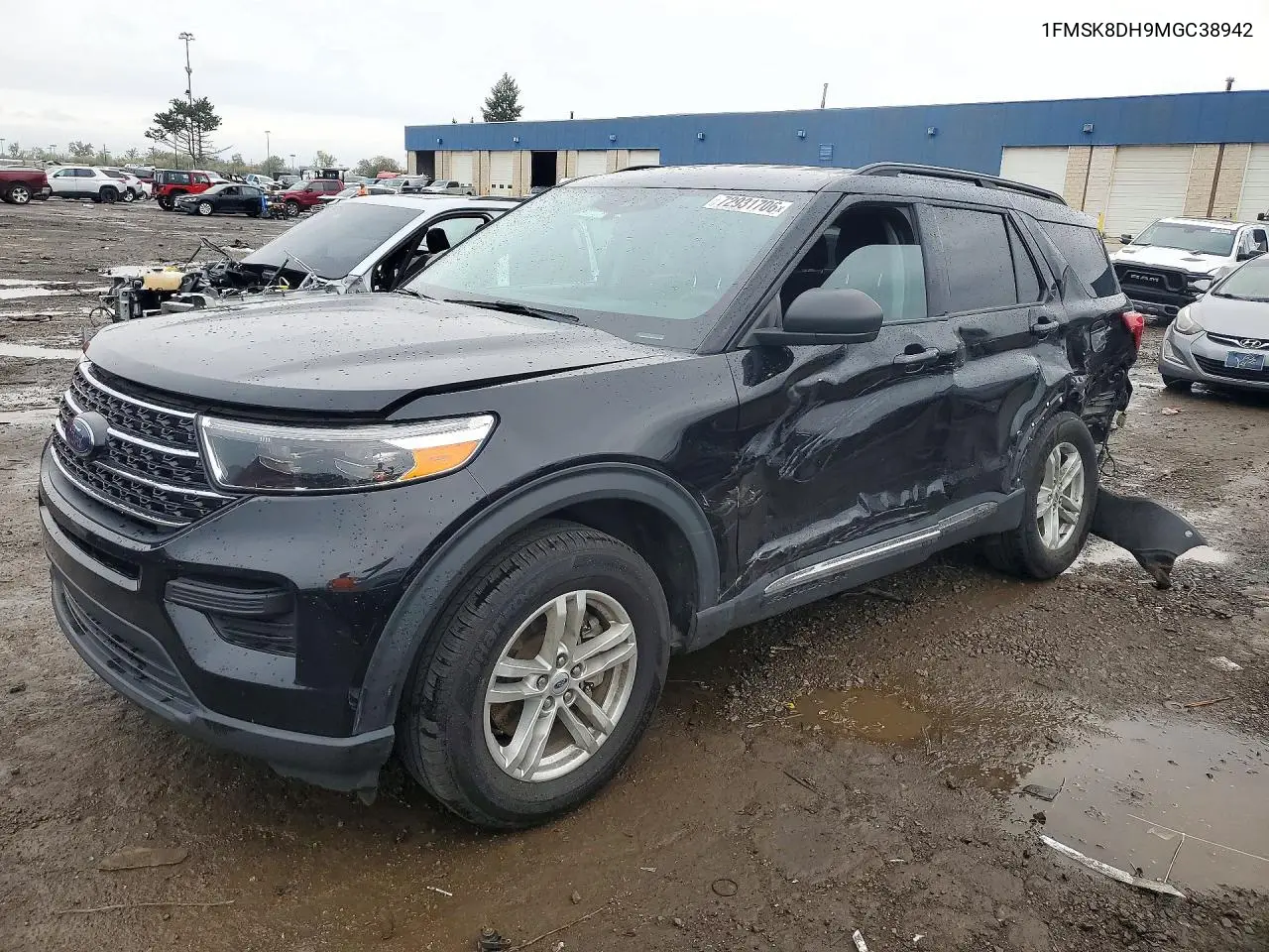 FORD EXPLORER 2021, VIN 1FMSK8DH9MGC38942