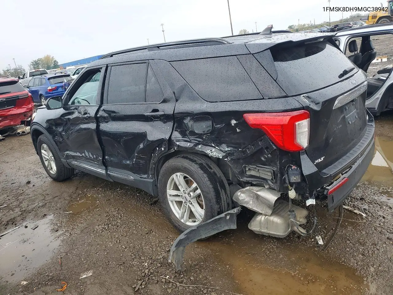 2021 FORD EXPLORER VIN 1FMSK8DH9MGC38942 — фото 2