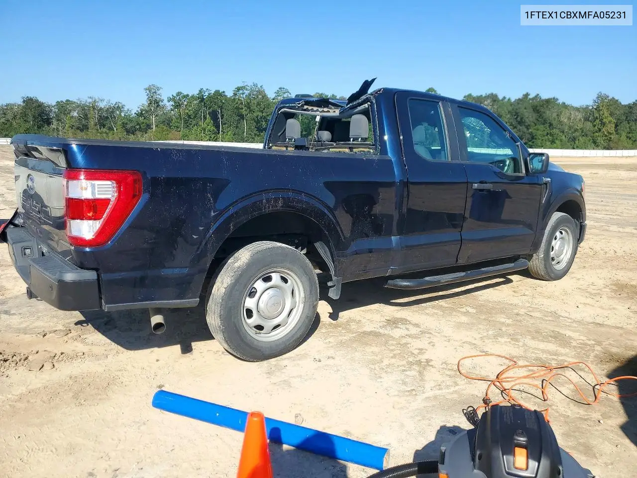 2021 FORD F-150 VIN 1FTEX1CBXMFA05231 — фото 3
