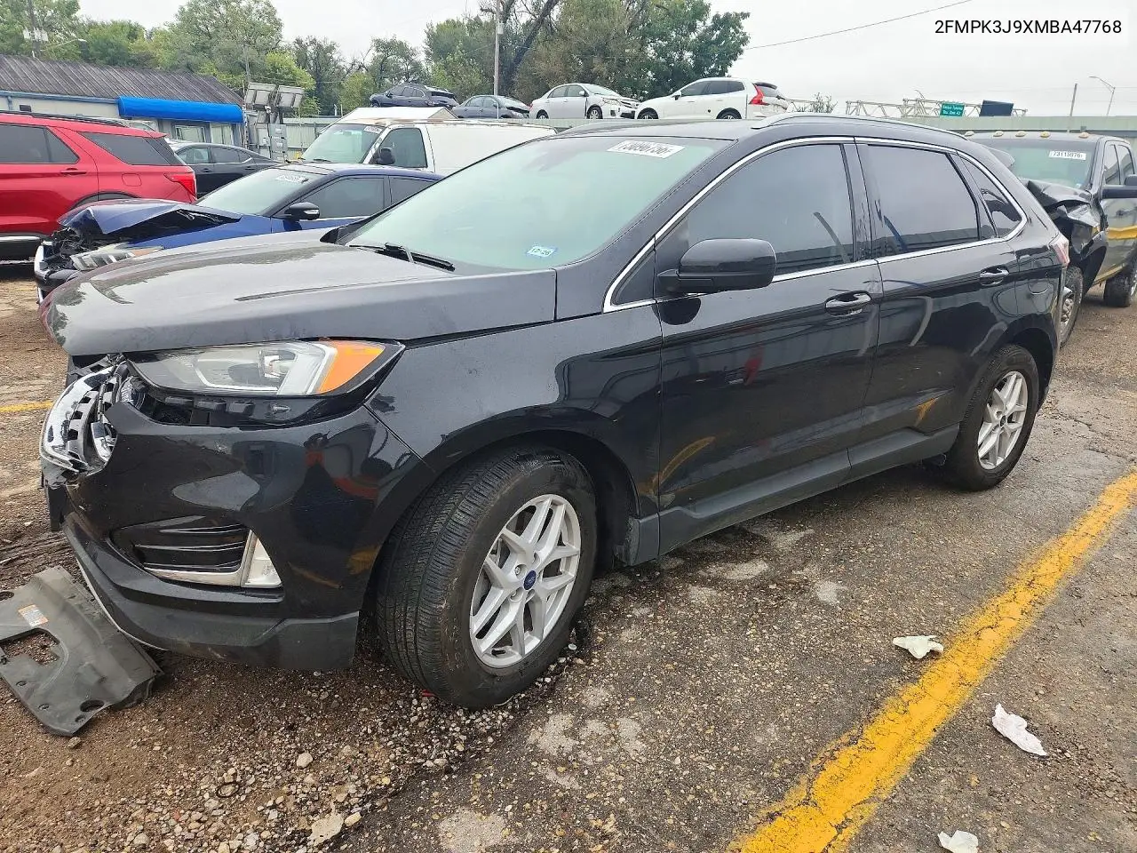 FORD EDGE 2021, VIN 2FMPK3J9XMBA47768