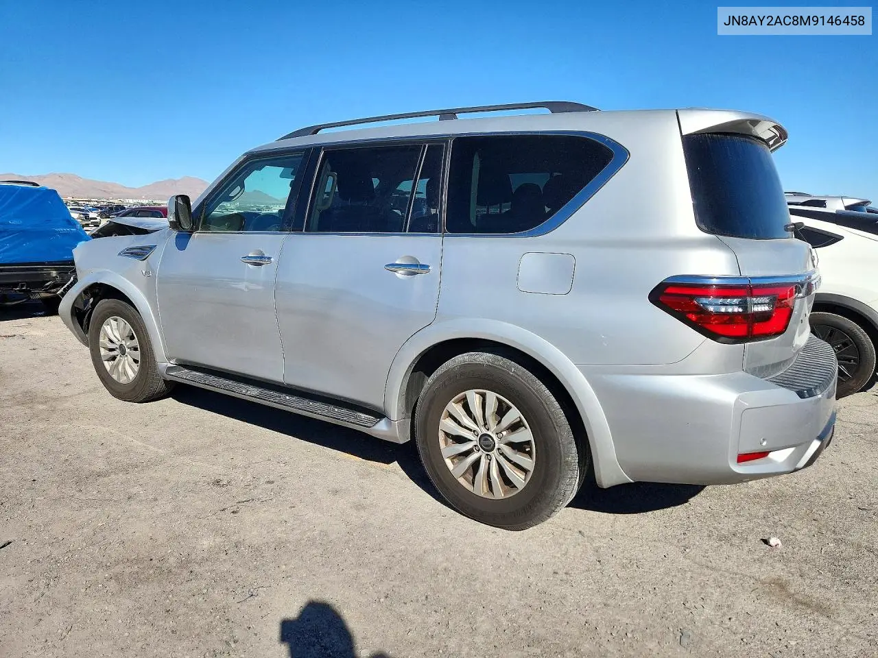 2021 NISSAN ARMADA VIN JN8AY2AC8M9146458 — фото 2