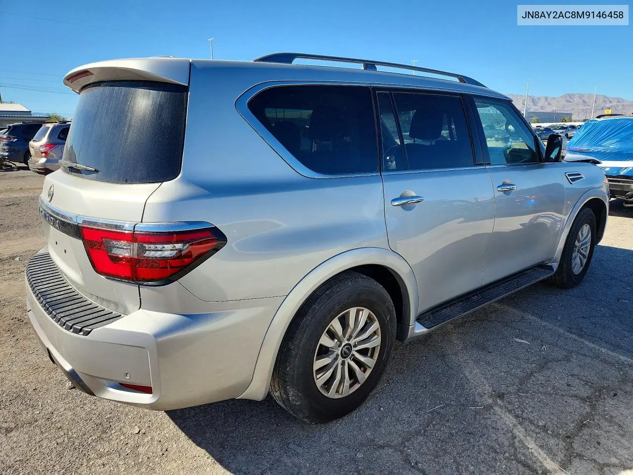 2021 NISSAN ARMADA VIN JN8AY2AC8M9146458 — фото 3