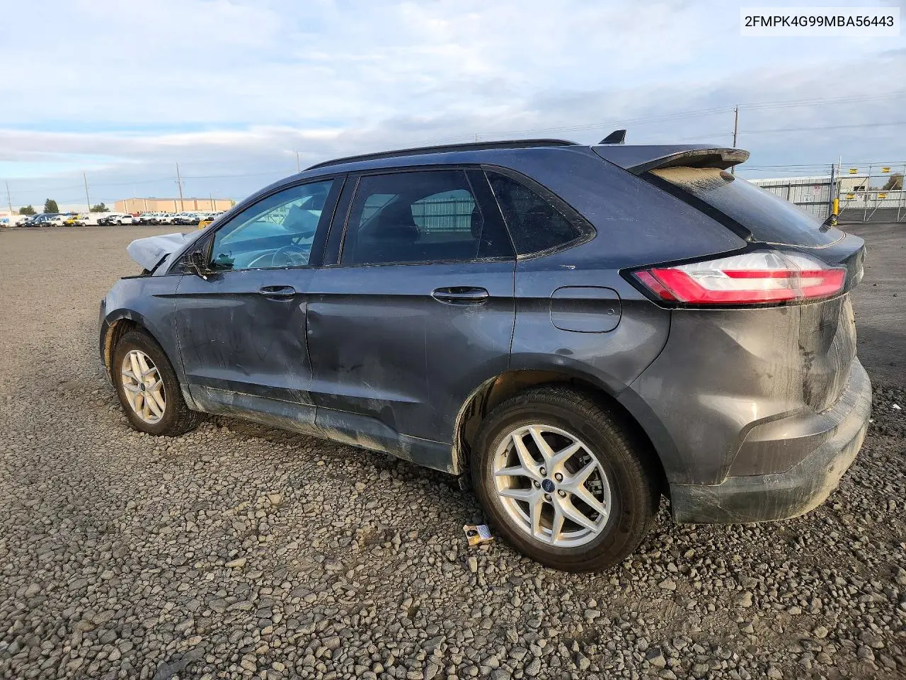 2021 FORD EDGE VIN 2FMPK4G99MBA56443 — фото 2