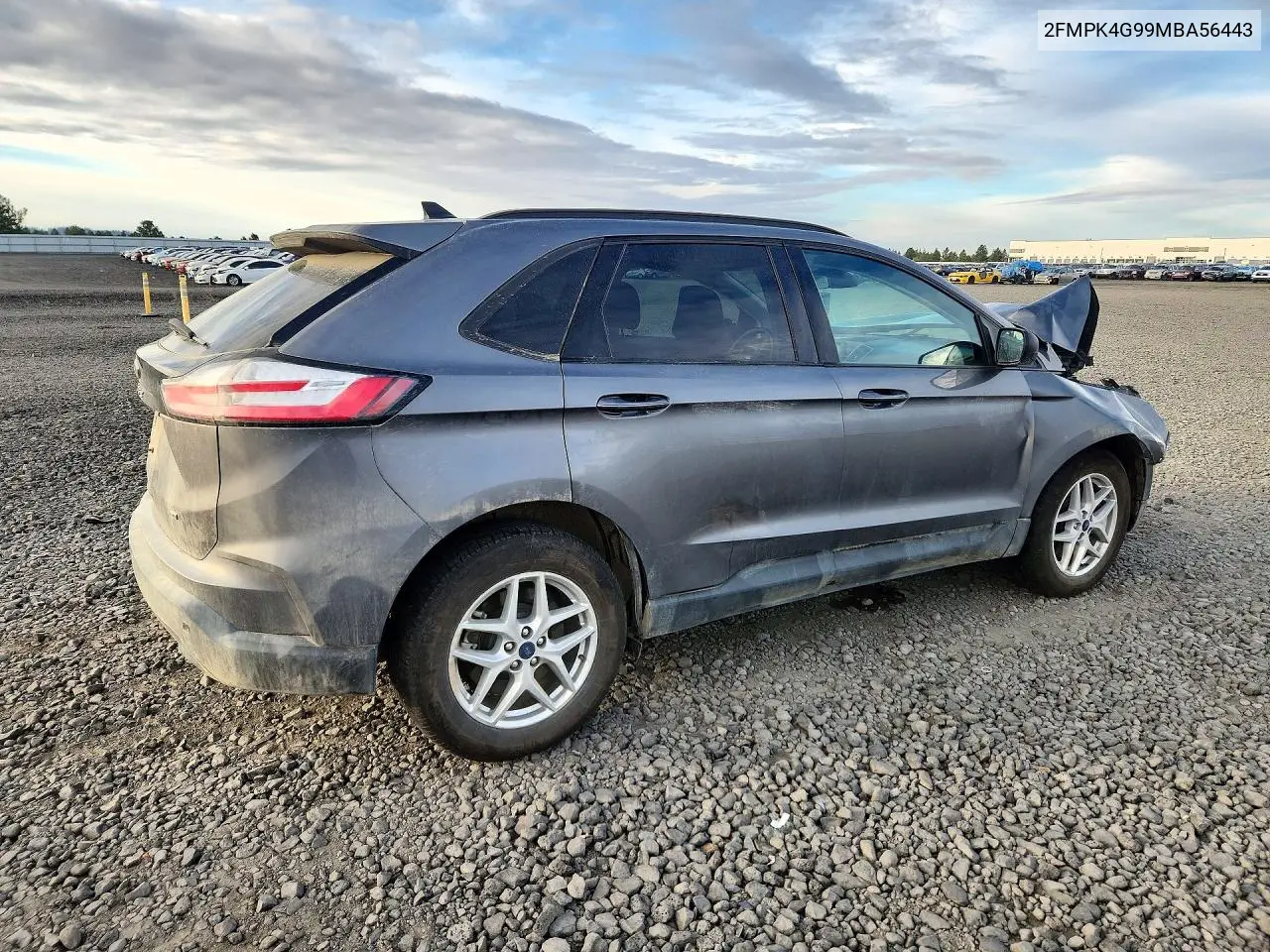2021 FORD EDGE VIN 2FMPK4G99MBA56443 — фото 3
