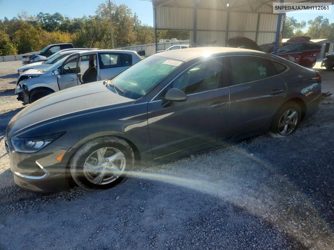 HYUNDAI SONATA 2021, VIN 5NPEG4JA7MH112061