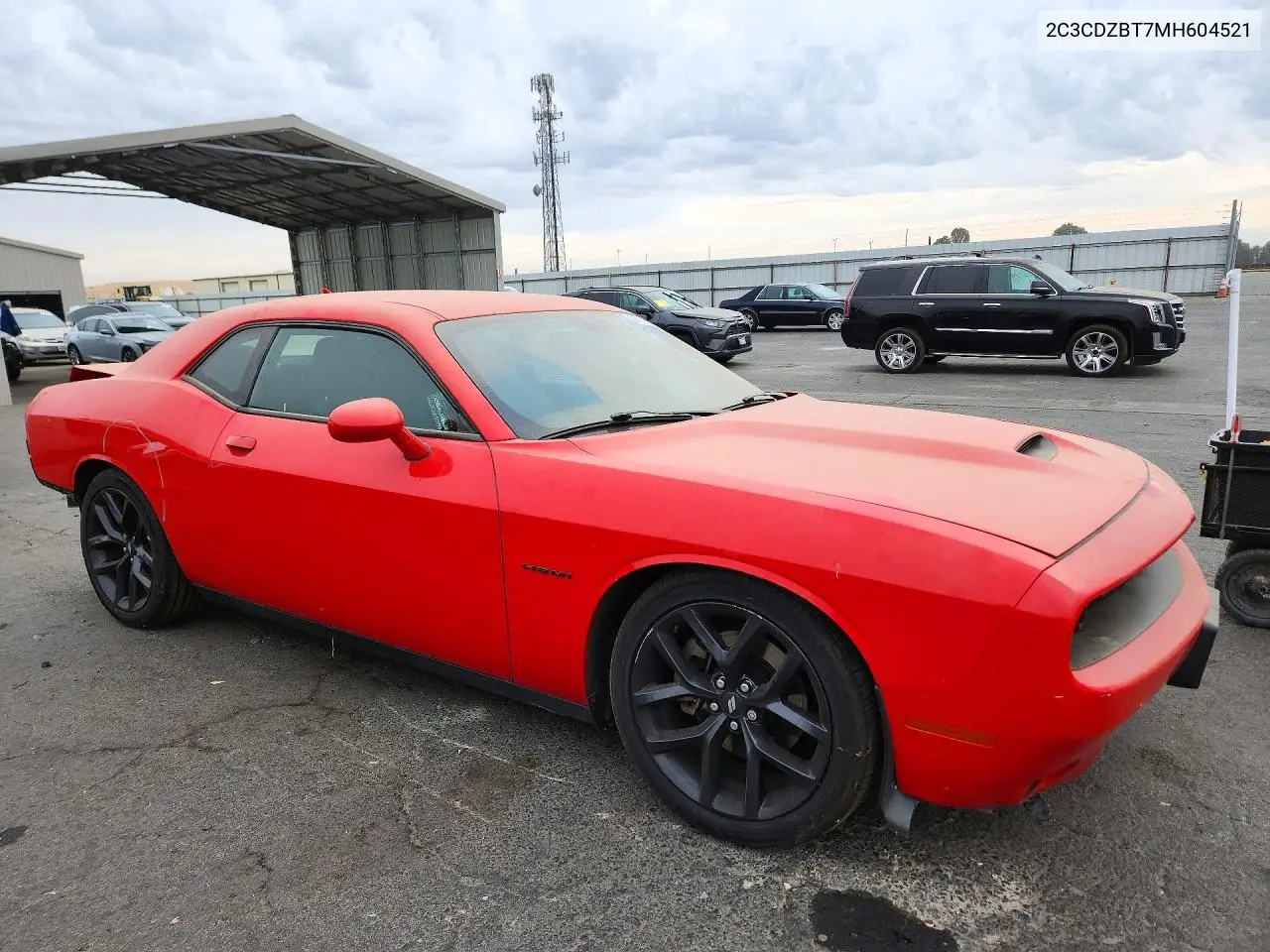 2021 DODGE CHALLENGER VIN 2C3CDZBT7MH604521 — фото 4