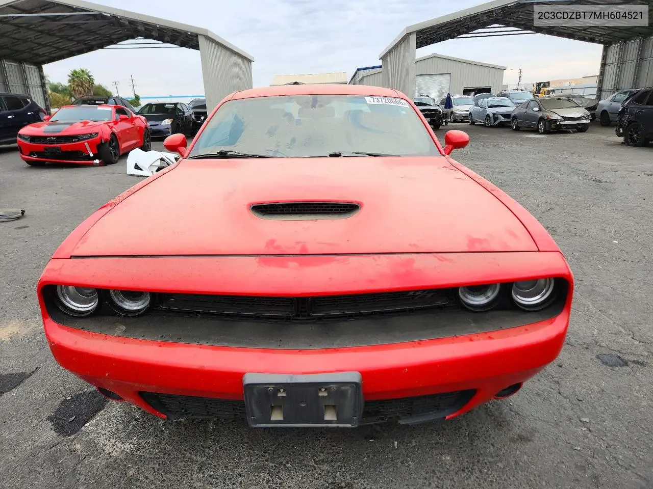2021 DODGE CHALLENGER VIN 2C3CDZBT7MH604521 — фото 5