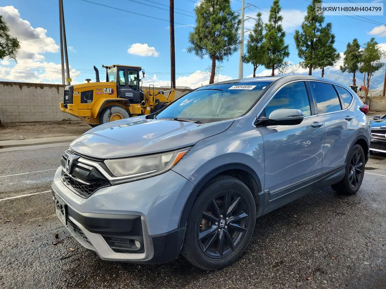 HONDA CR-V 2021, VIN 2HKRW1H80MH404799