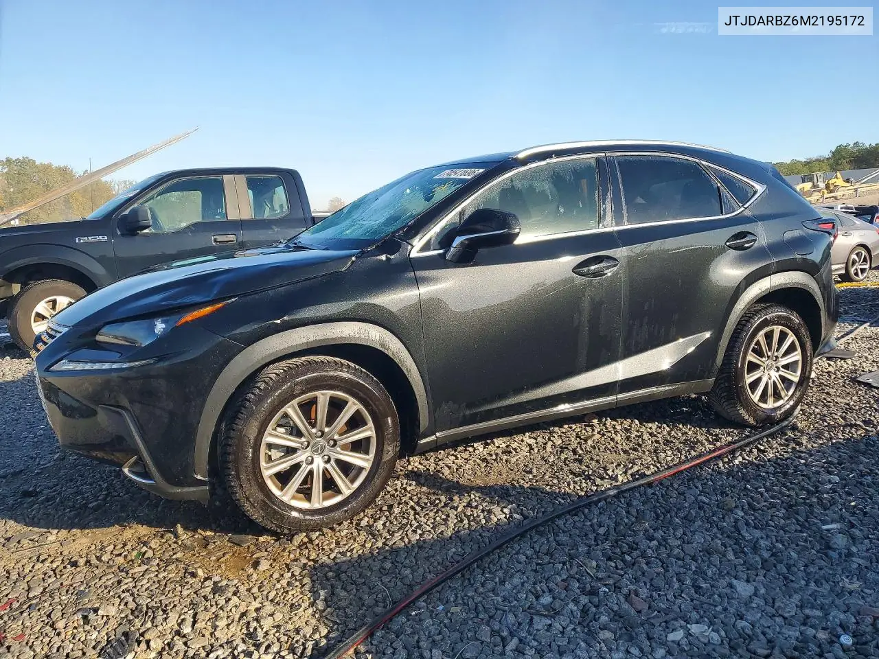 LEXUS NX 2021, VIN JTJDARBZ6M2195172