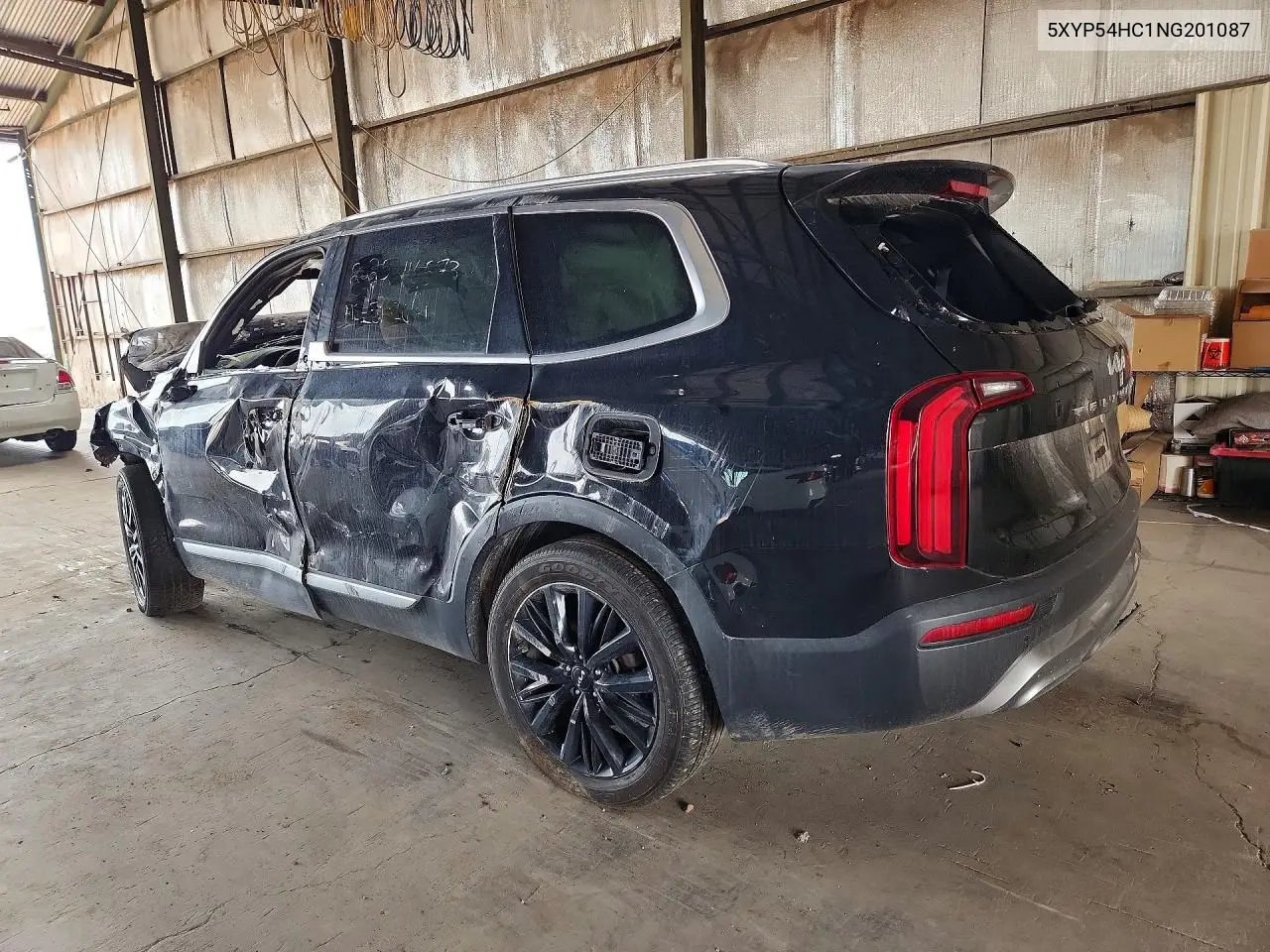 2022 KIA TELLURIDE VIN 5XYP54HC1NG201087 — фото 2