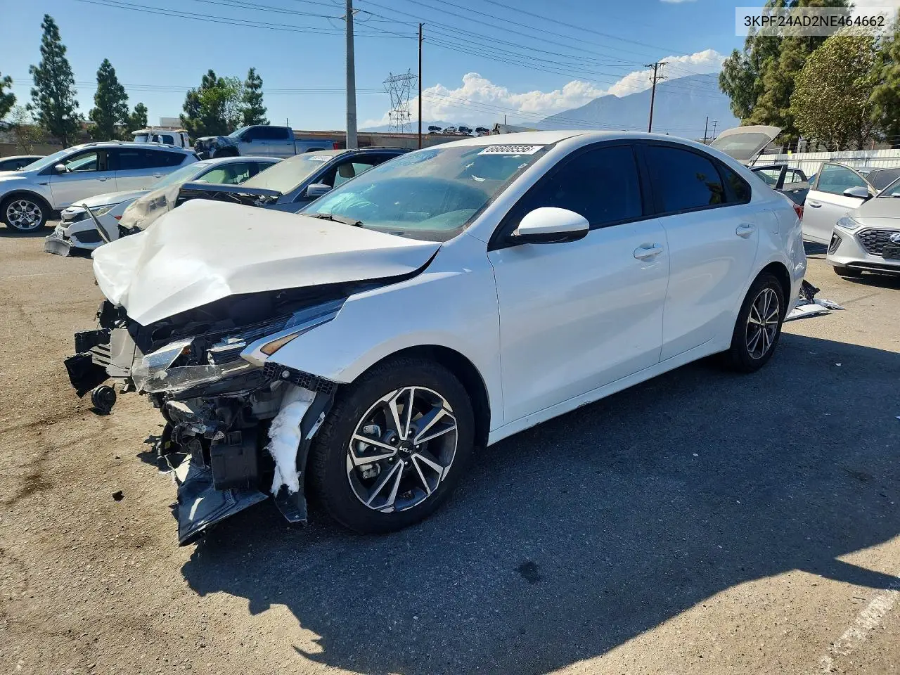 KIA FORTE 2022, VIN 3KPF24AD2NE464662