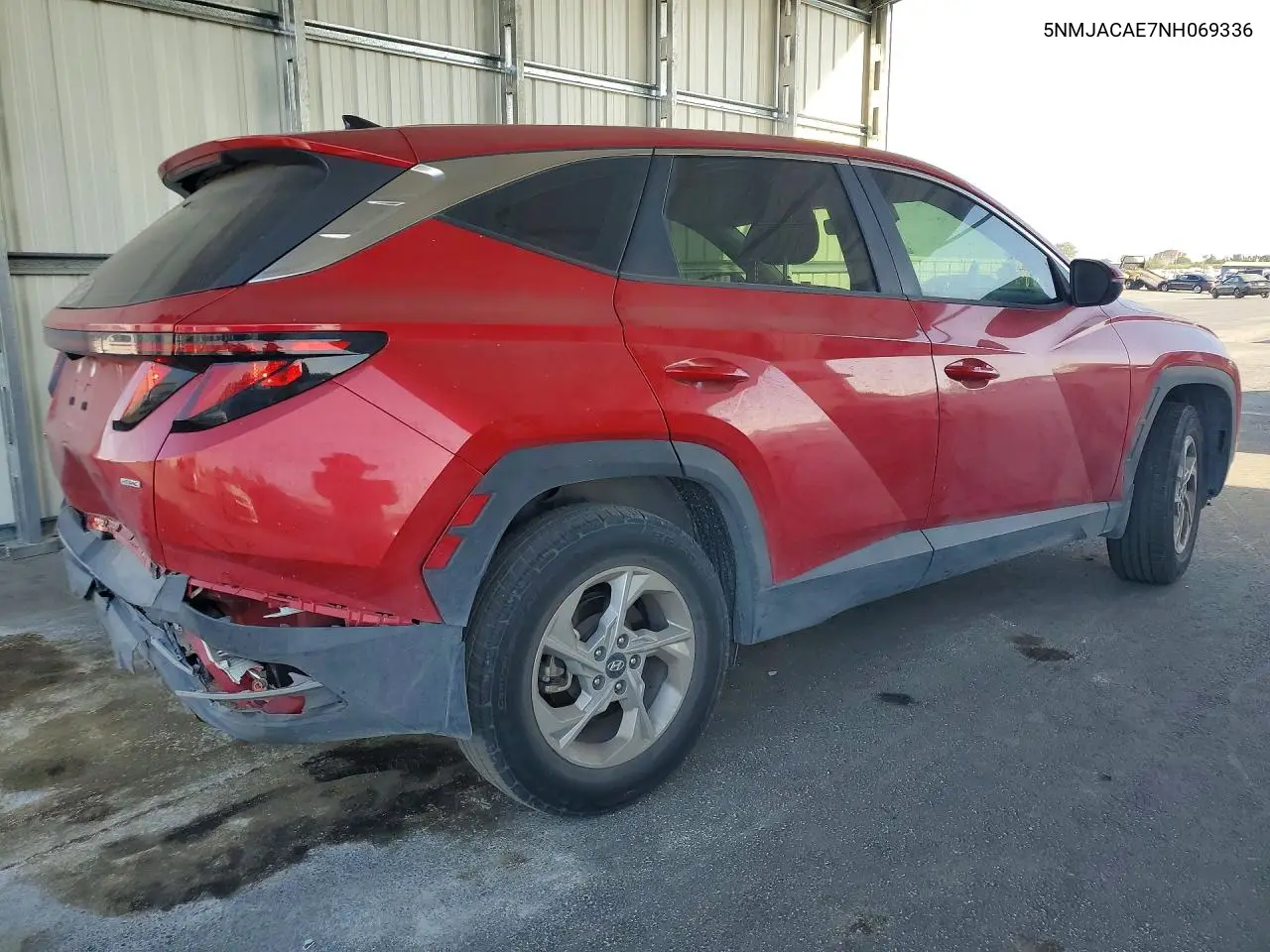 2022 HYUNDAI TUCSON VIN 5NMJACAE7NH069336 — фото 3