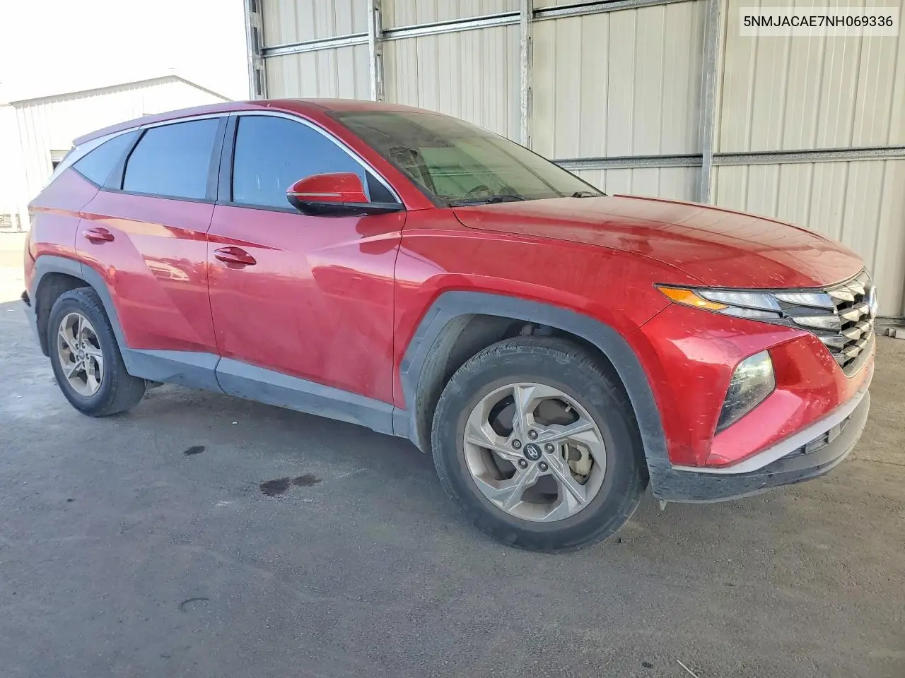 2022 HYUNDAI TUCSON VIN 5NMJACAE7NH069336 — фото 4