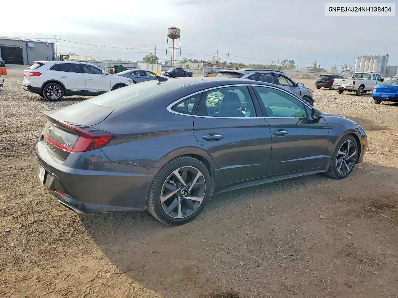 2022 HYUNDAI SONATA VIN 5NPEJ4J24NH138404 — фото 3