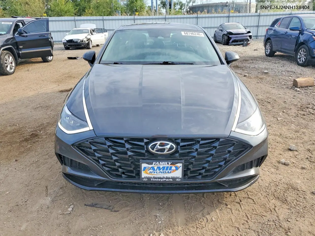 2022 HYUNDAI SONATA VIN 5NPEJ4J24NH138404 — фото 5