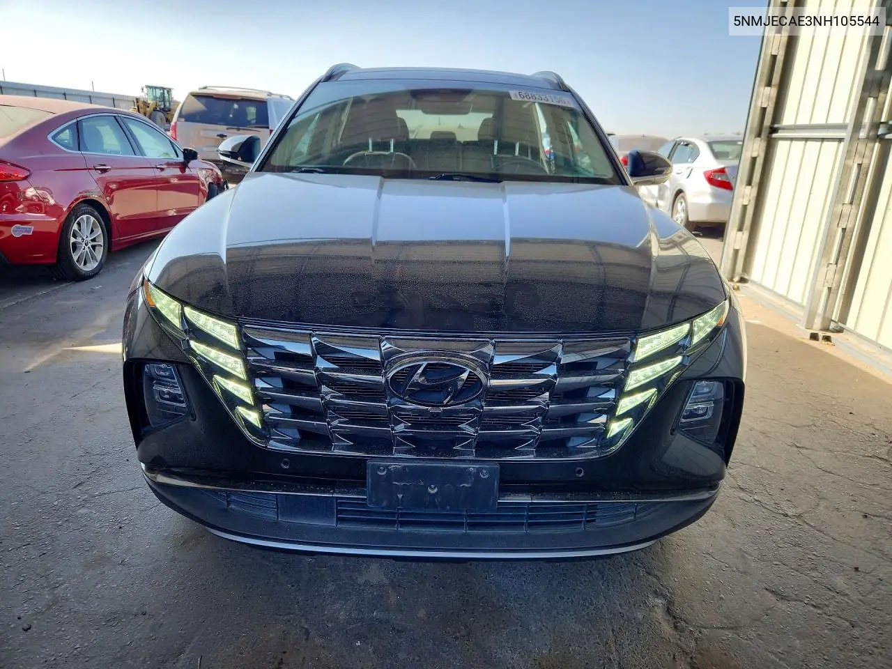 2022 HYUNDAI TUCSON VIN 5NMJECAE3NH105544 — фото 5