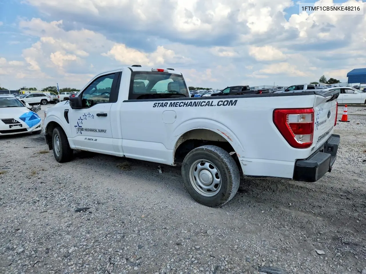2022 FORD F-150 VIN 1FTMF1CB5NKE48216 — фото 2
