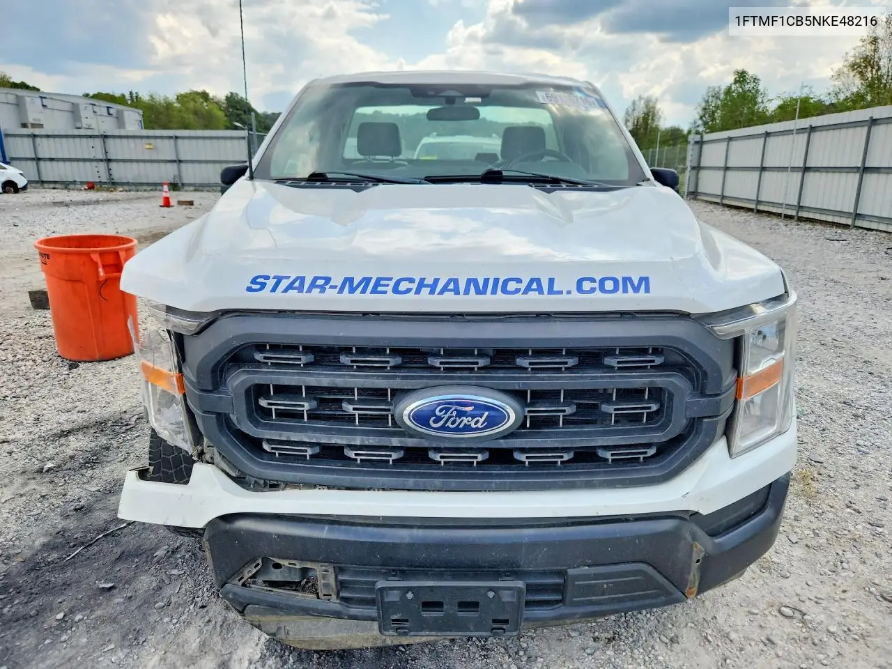 2022 FORD F-150 VIN 1FTMF1CB5NKE48216 — фото 5