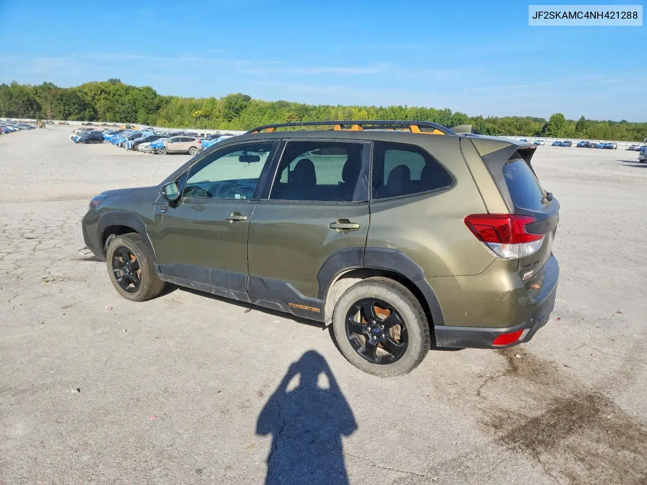 2022 SUBARU FORESTER VIN JF2SKAMC4NH421288 — фото 2