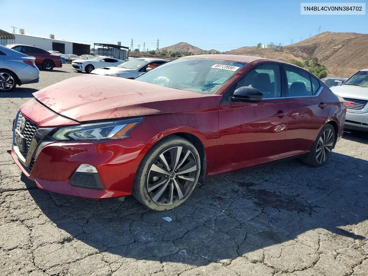 NISSAN ALTIMA 2022, VIN 1N4BL4CV0NN384702