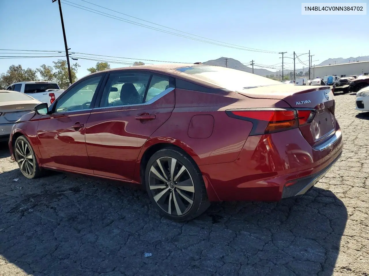 2022 NISSAN ALTIMA VIN 1N4BL4CV0NN384702 — фото 2