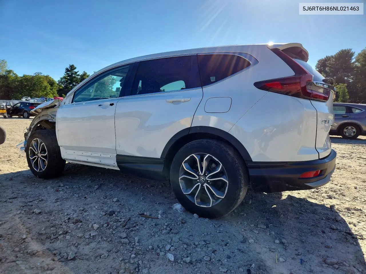2022 HONDA CR-V VIN 5J6RT6H86NL021463 — фото 2