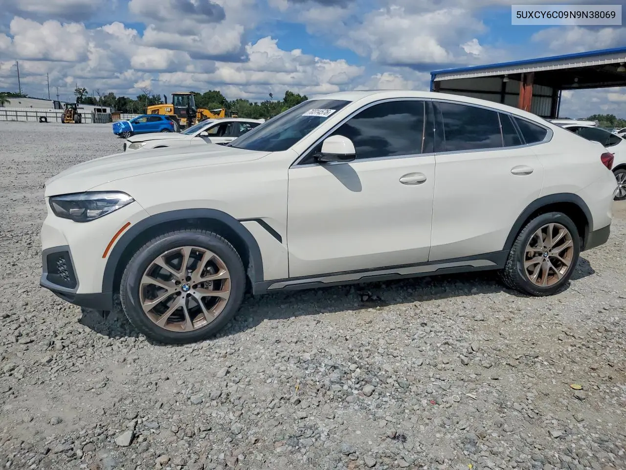 BMW X6 2022, VIN 5UXCY6C09N9N38069
