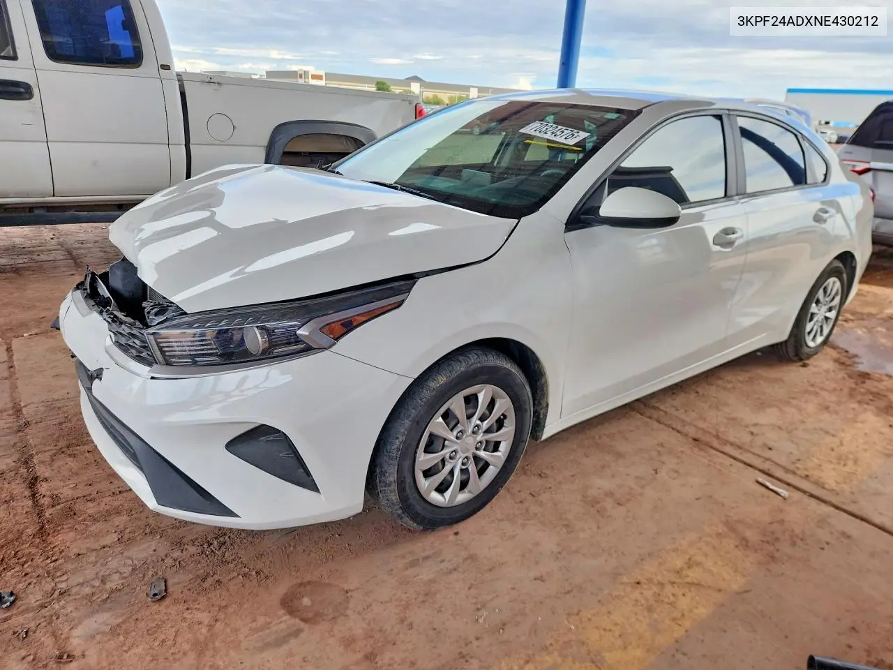 KIA FORTE 2022, VIN 3KPF24ADXNE430212