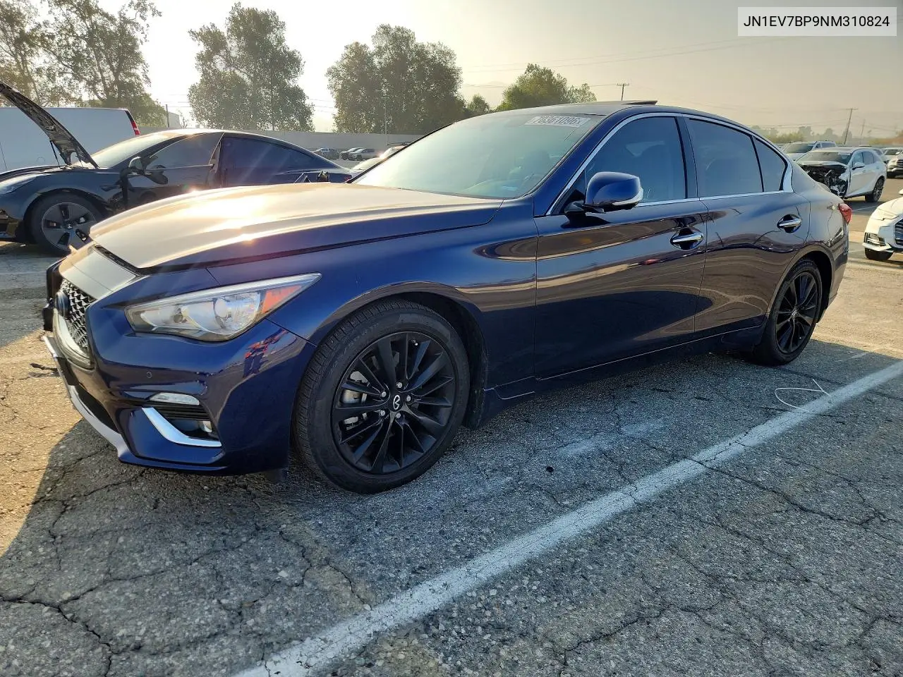 INFINITI Q50 2022, VIN JN1EV7BP9NM310824