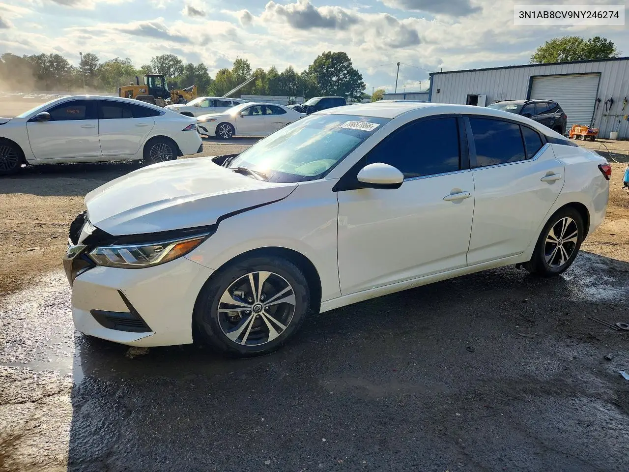 NISSAN SENTRA 2022, VIN 3N1AB8CV9NY246274