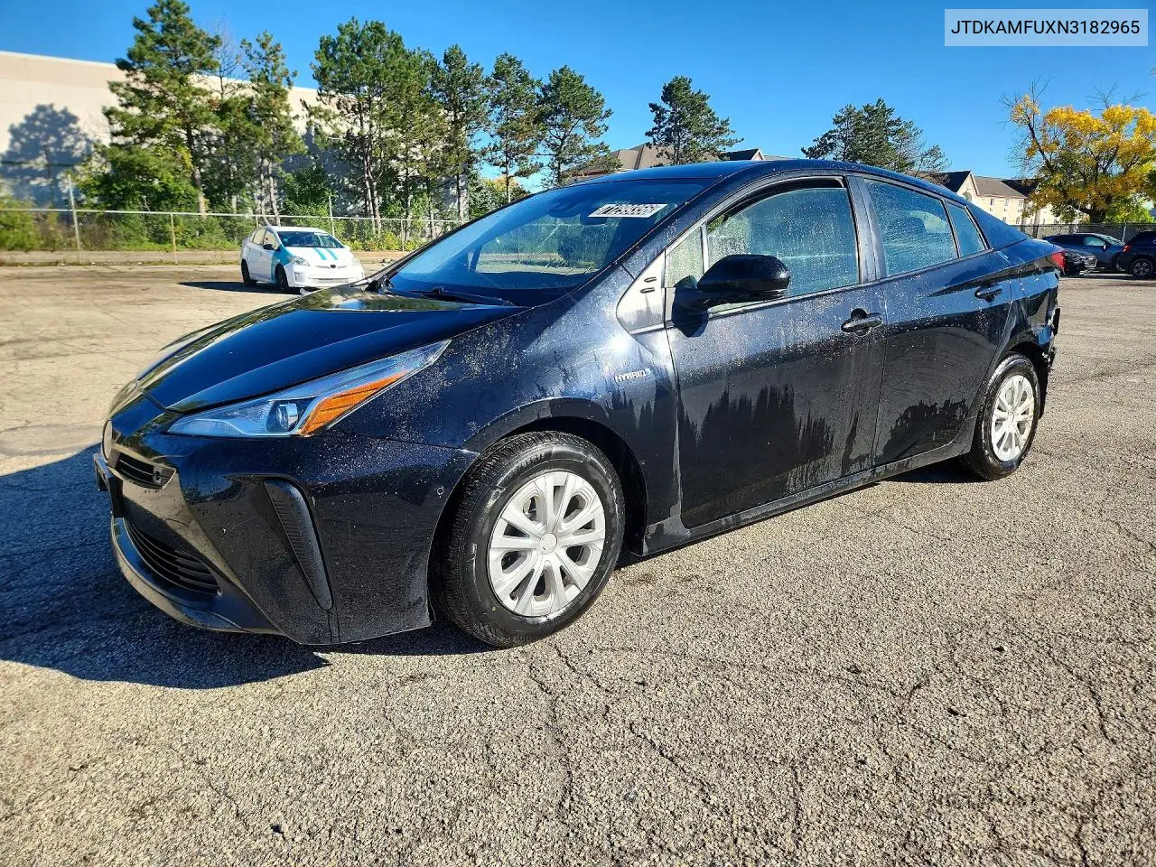 TOYOTA PRIUS 2022, VIN JTDKAMFUXN3182965