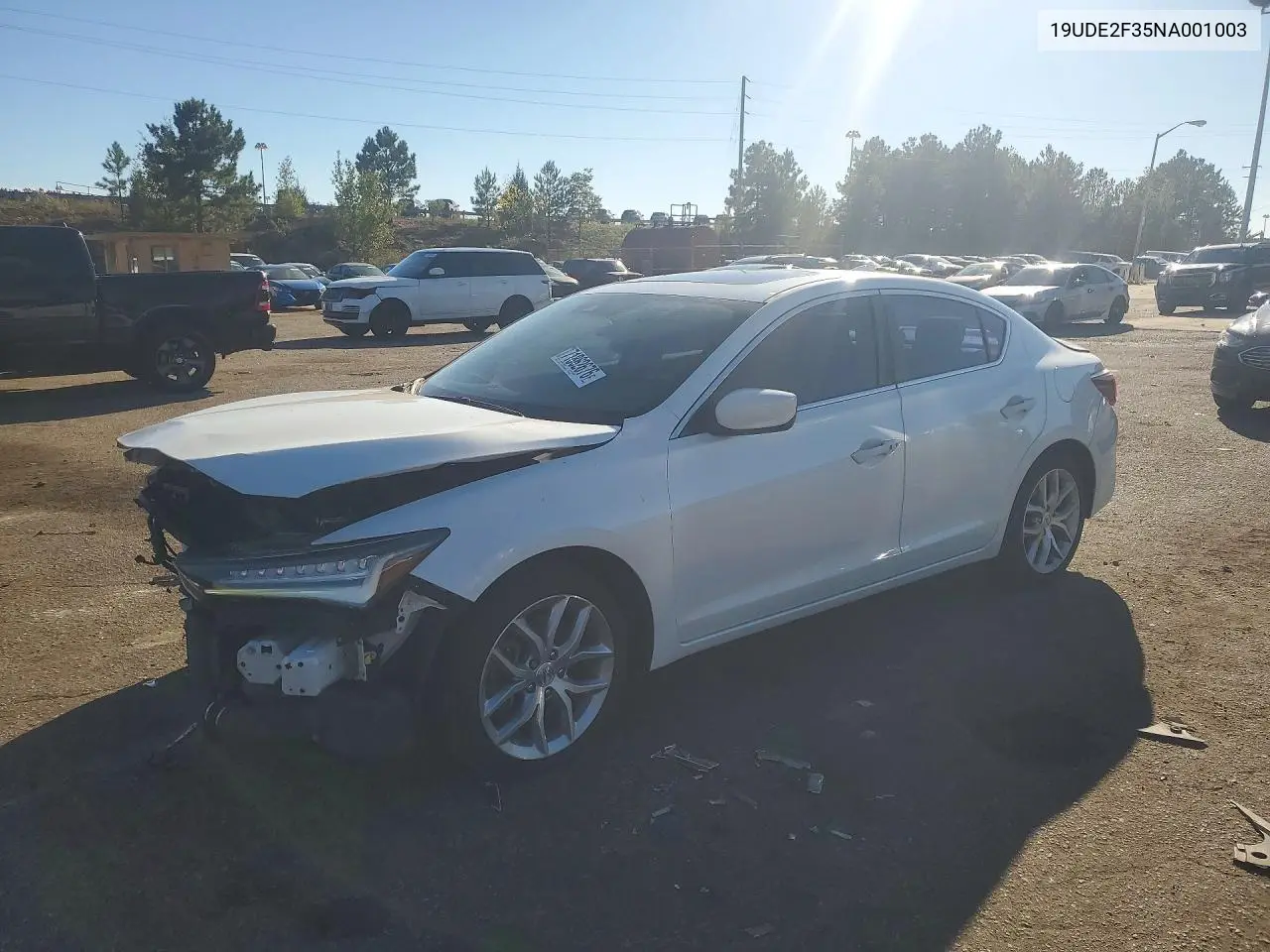 ACURA ILX 2022, VIN 19UDE2F35NA001003