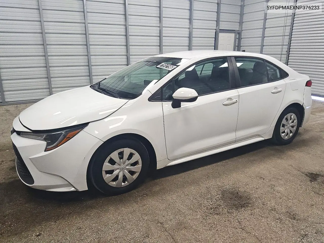 TOYOTA COROLLA 2022, VIN 5YFDPMAEXNP376233