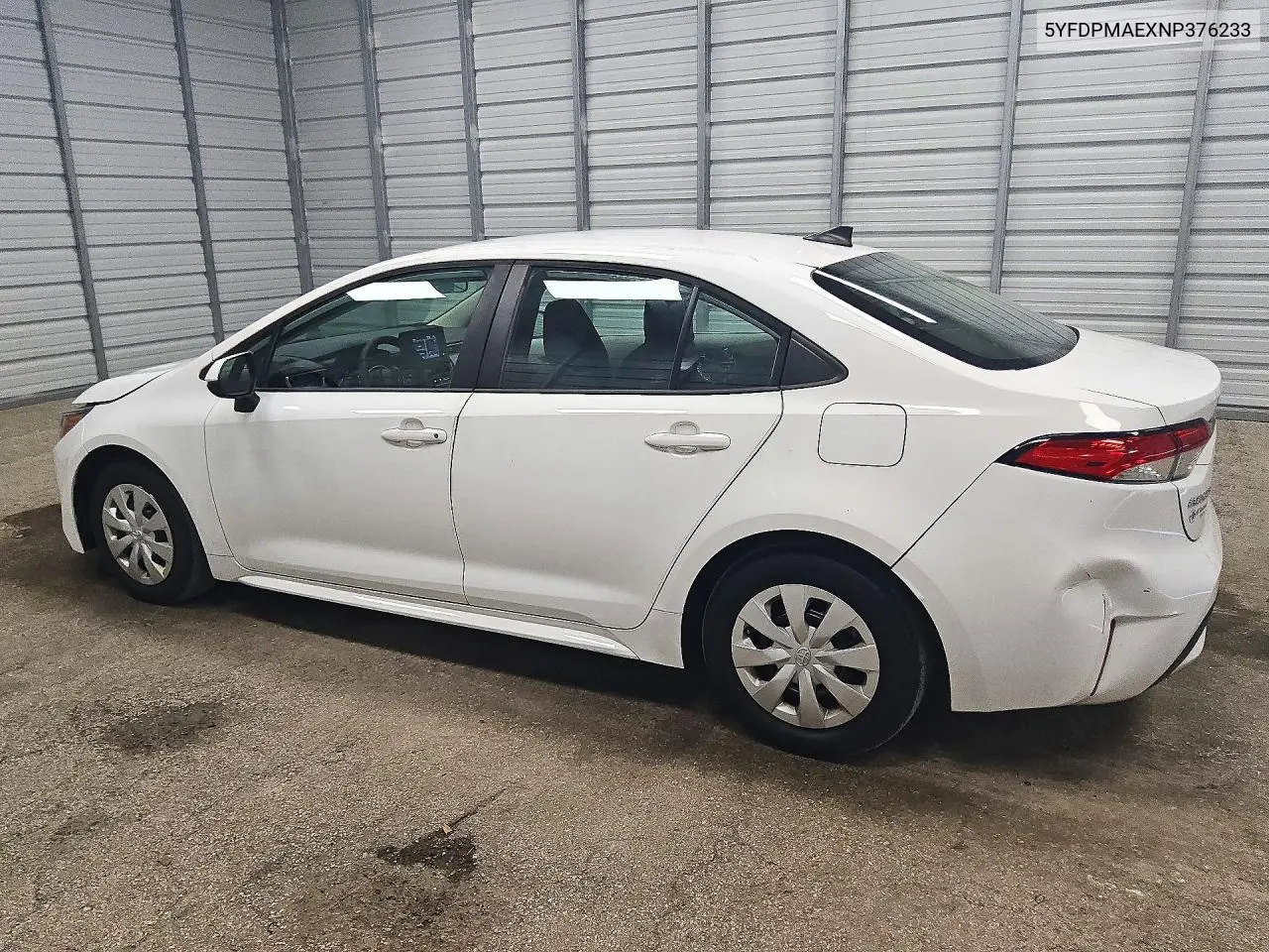 2022 TOYOTA COROLLA VIN 5YFDPMAEXNP376233 — фото 2