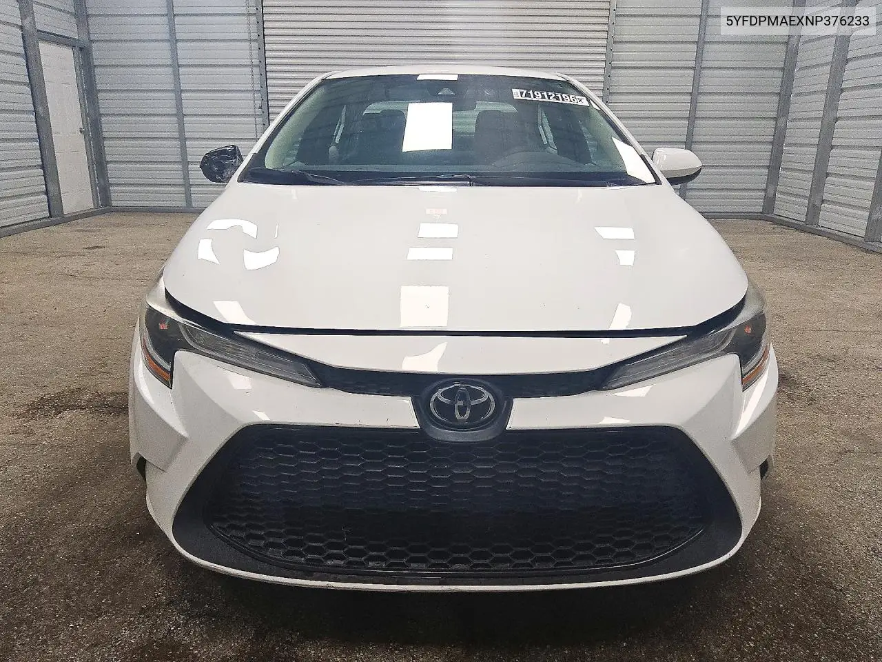 2022 TOYOTA COROLLA VIN 5YFDPMAEXNP376233 — фото 5