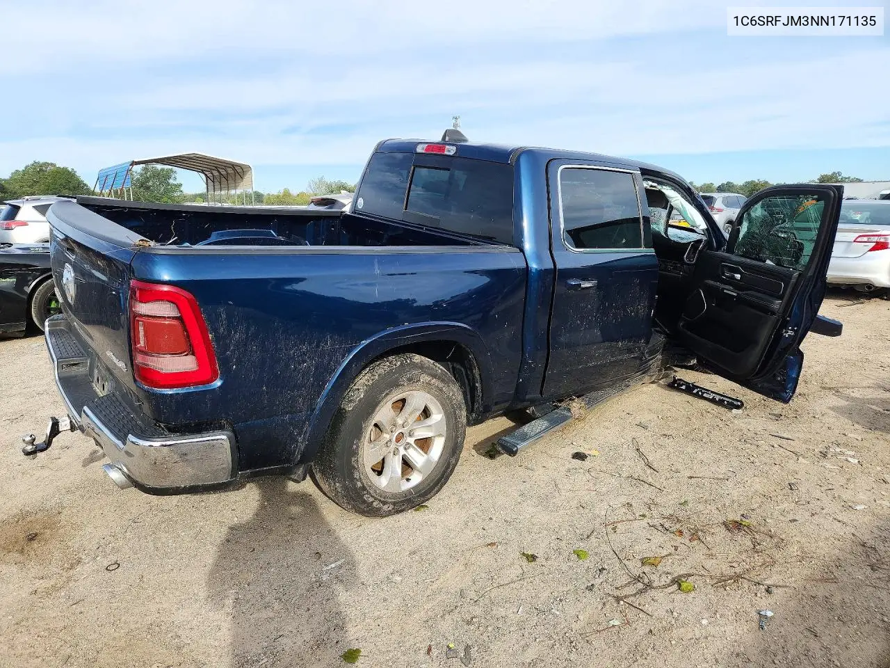 2022 RAM 1500 VIN 1C6SRFJM3NN171135 — фото 3