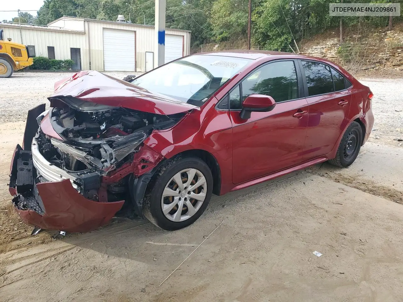 TOYOTA COROLLA 2022, VIN JTDEPMAE4NJ209861