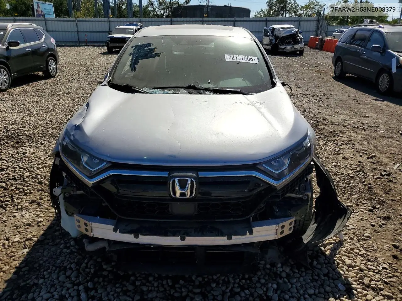 2022 HONDA CR-V VIN 7FARW2H53NE008379 — фото 5