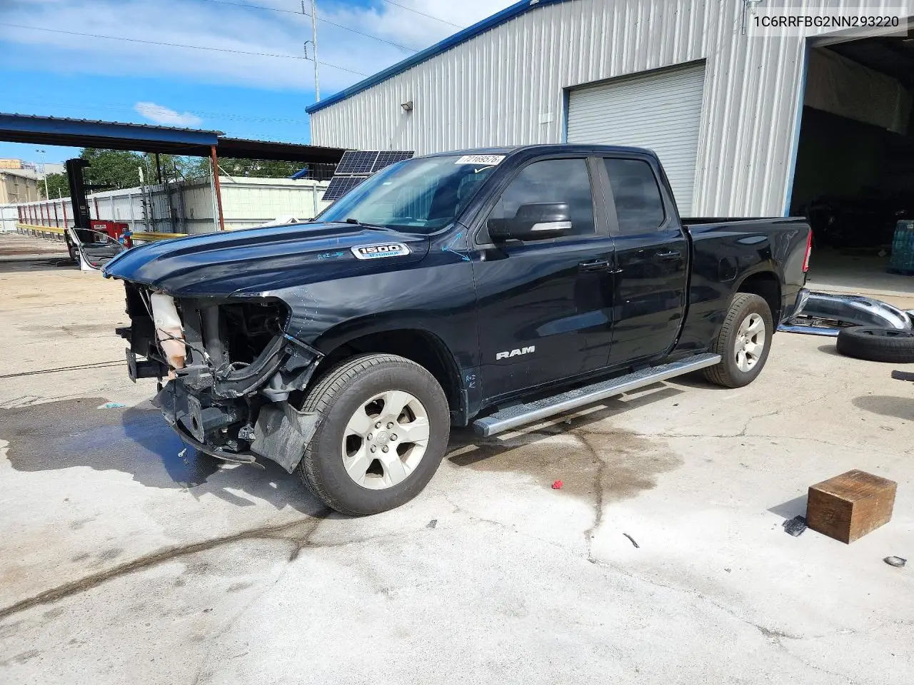 RAM 1500 2022, VIN 1C6RRFBG2NN293220