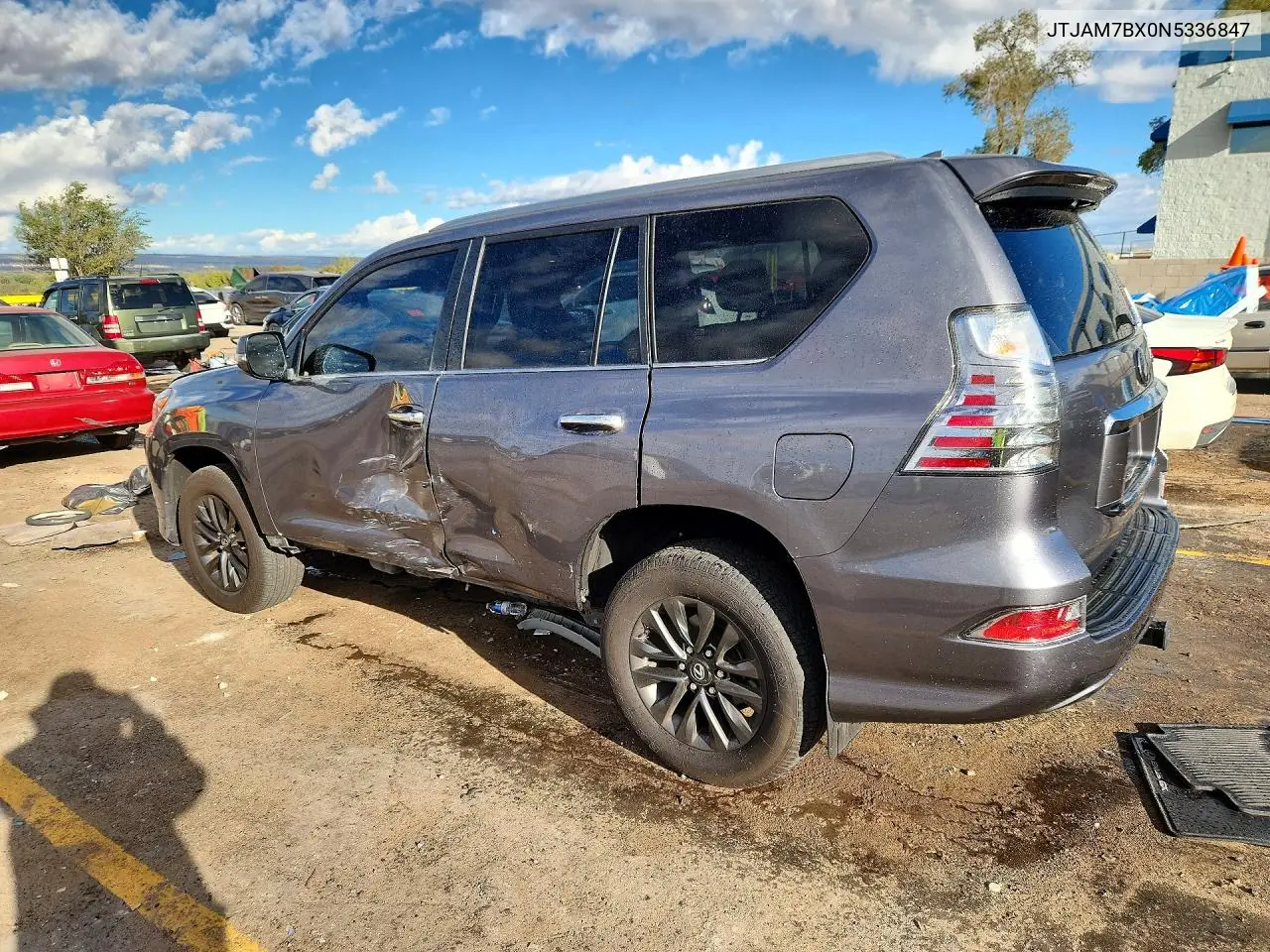 2022 LEXUS GX VIN JTJAM7BX0N5336847 — фото 2