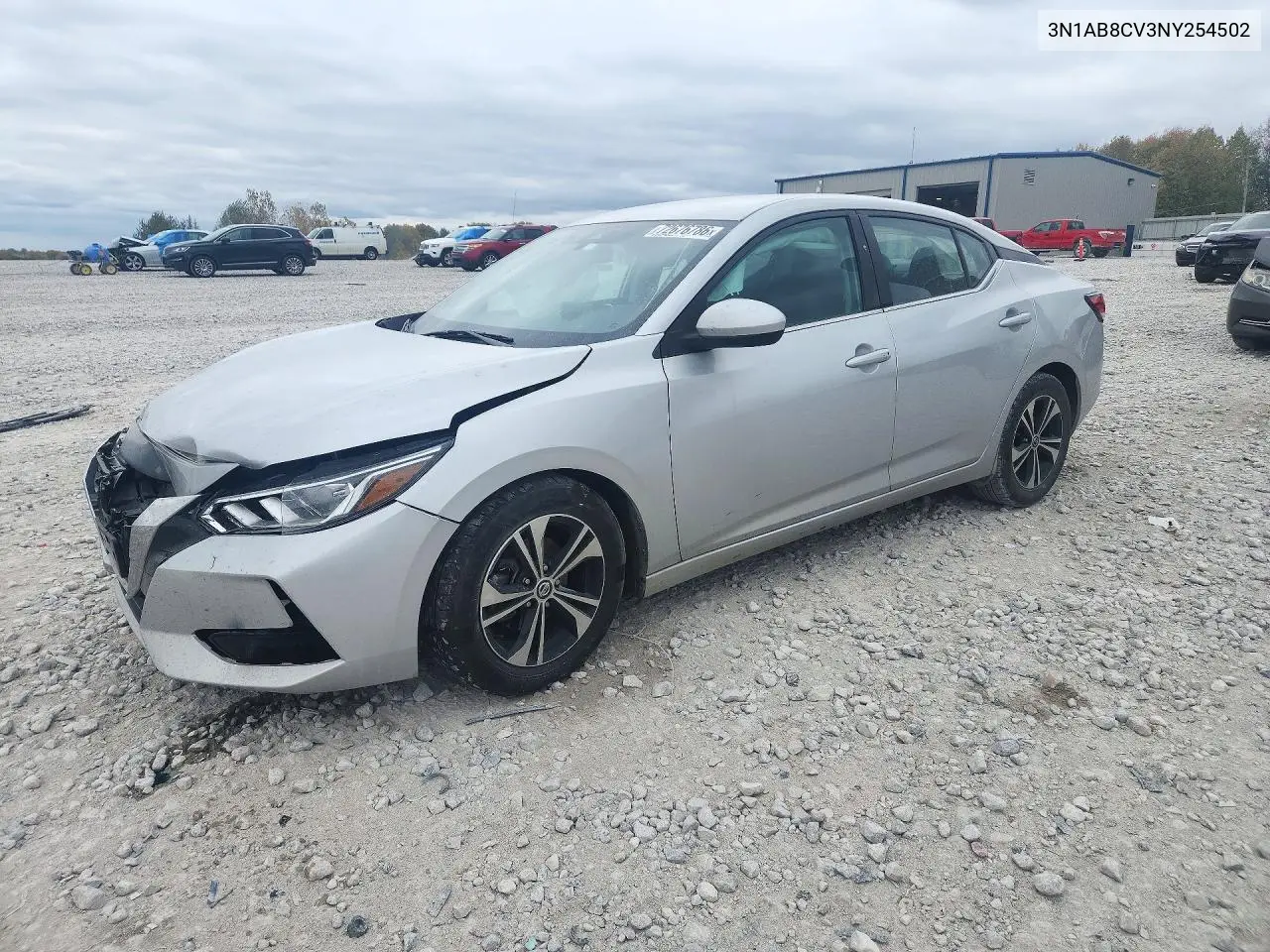NISSAN SENTRA 2022, VIN 3N1AB8CV3NY254502