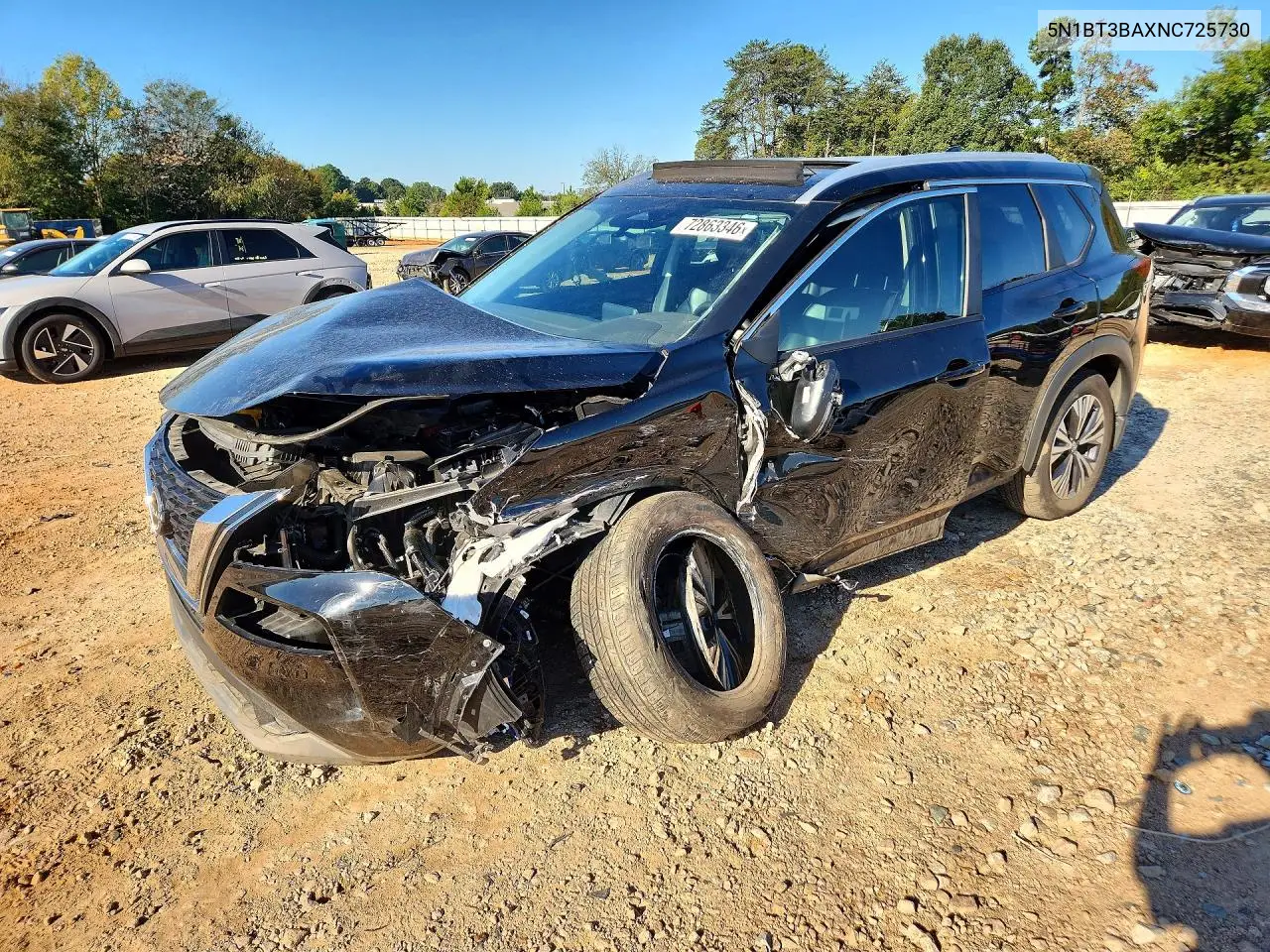 NISSAN ROGUE 2022, VIN 5N1BT3BAXNC725730