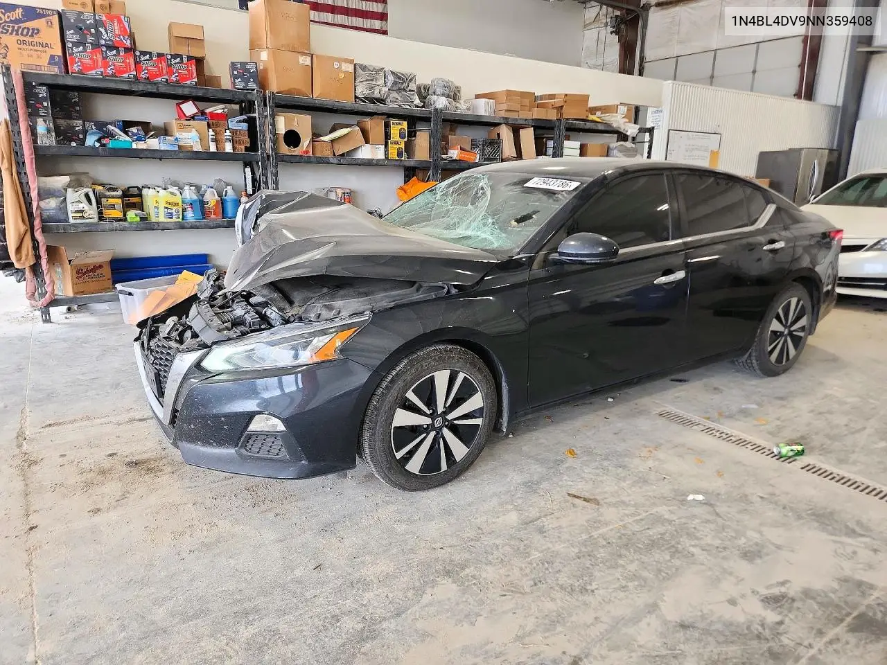 NISSAN ALTIMA 2022, VIN 1N4BL4DV9NN359408