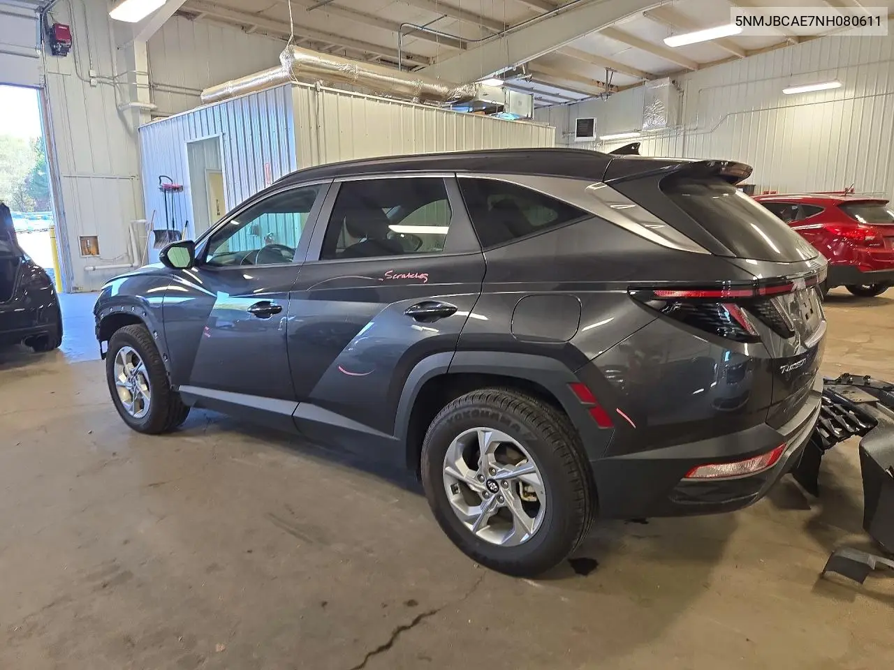 2022 HYUNDAI TUCSON VIN 5NMJBCAE7NH080611 — фото 2