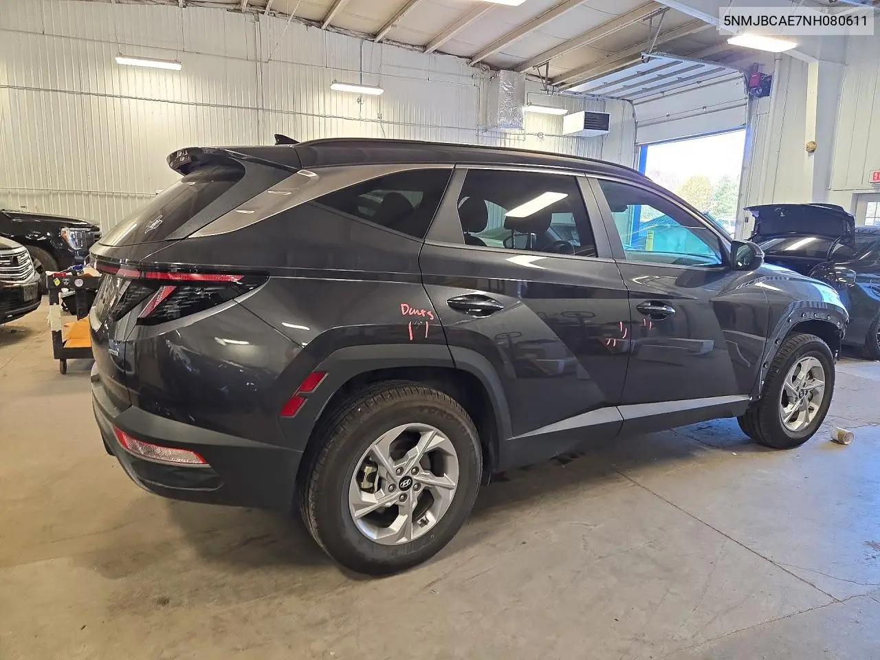 2022 HYUNDAI TUCSON VIN 5NMJBCAE7NH080611 — фото 3