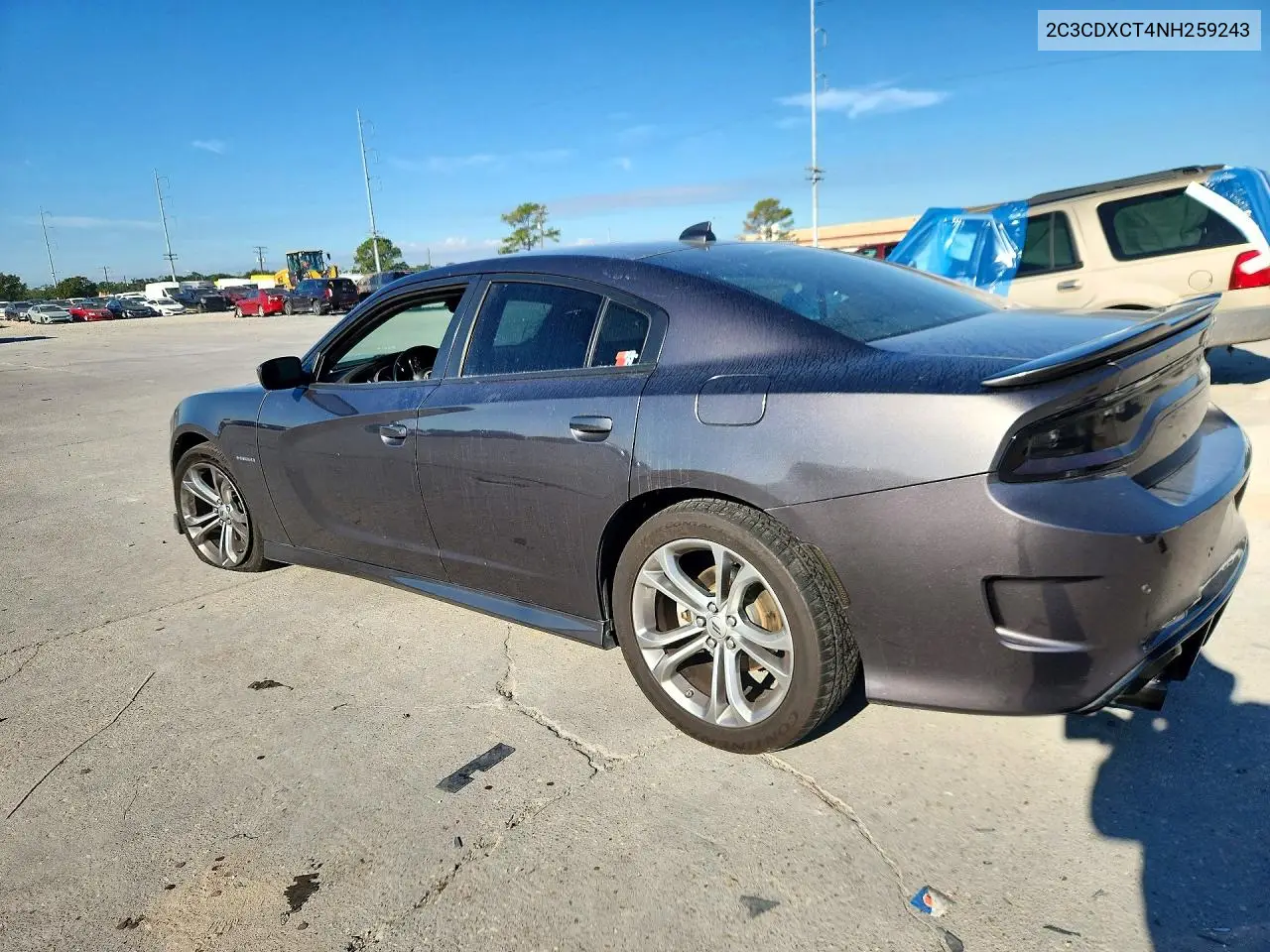 2022 DODGE CHARGER VIN 2C3CDXCT4NH259243 — фото 5
